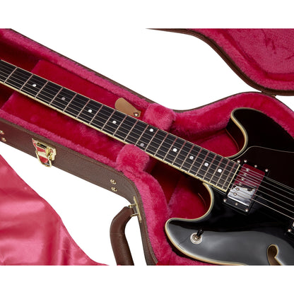 Gator GW-335-BROWN Semi-Hollow Guitar Deluxe Wood Case
