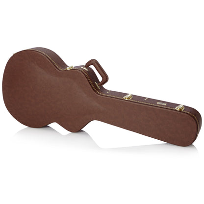 Gator GW-335-BROWN Semi-Hollow Guitar Deluxe Wood Case