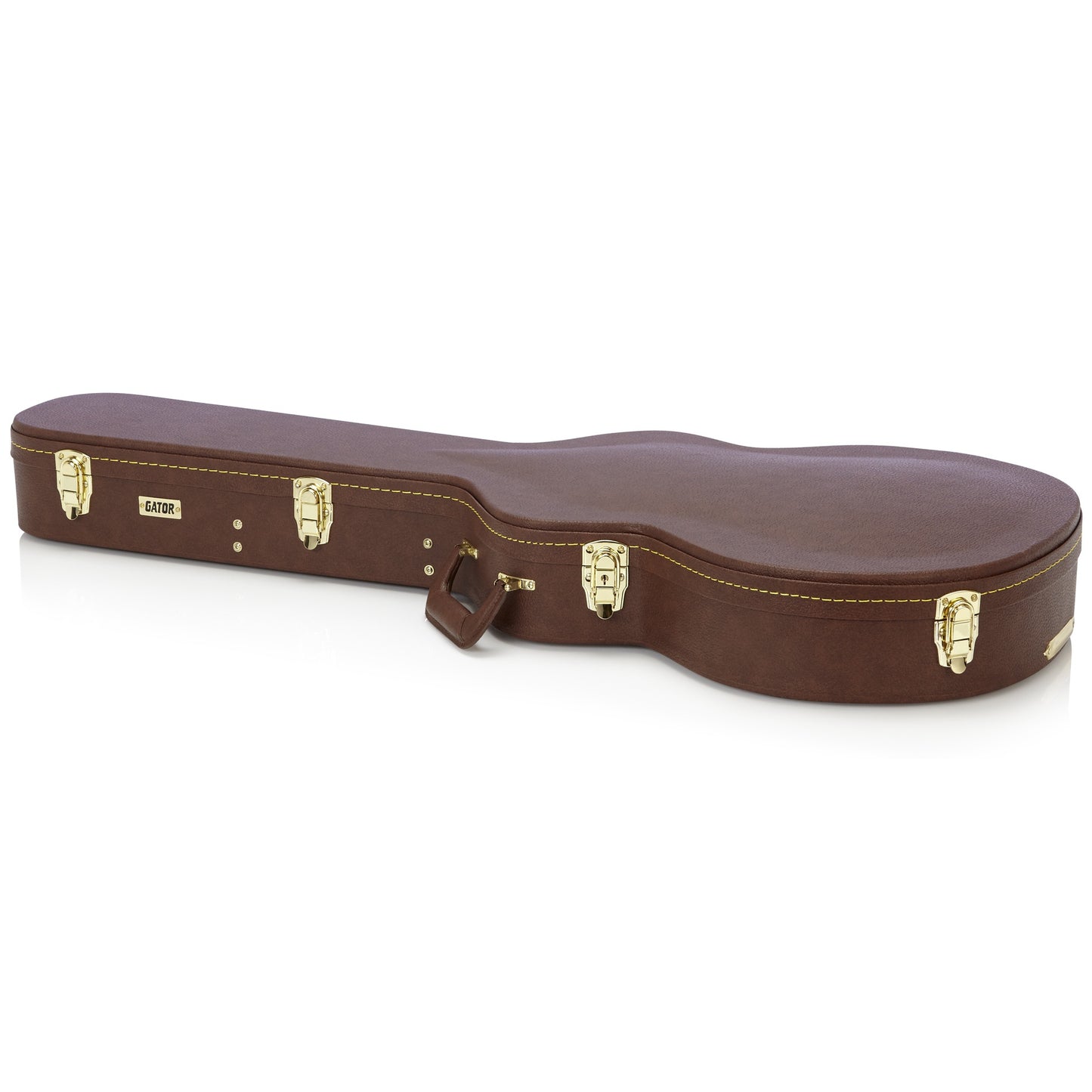 Gator GW-335-BROWN Semi-Hollow Guitar Deluxe Wood Case
