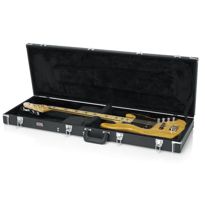 Gator GW-BASS Deluxe Wood Case For Bass Guitars