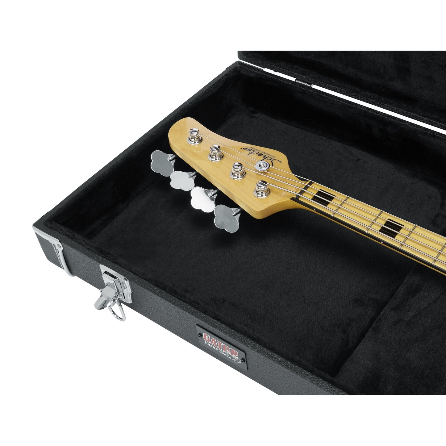 Gator GW-BASS Deluxe Wood Case For Bass Guitars