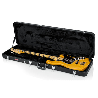 Gator GWE-BASS Bass Guitar Wood Case with Lockable Latches