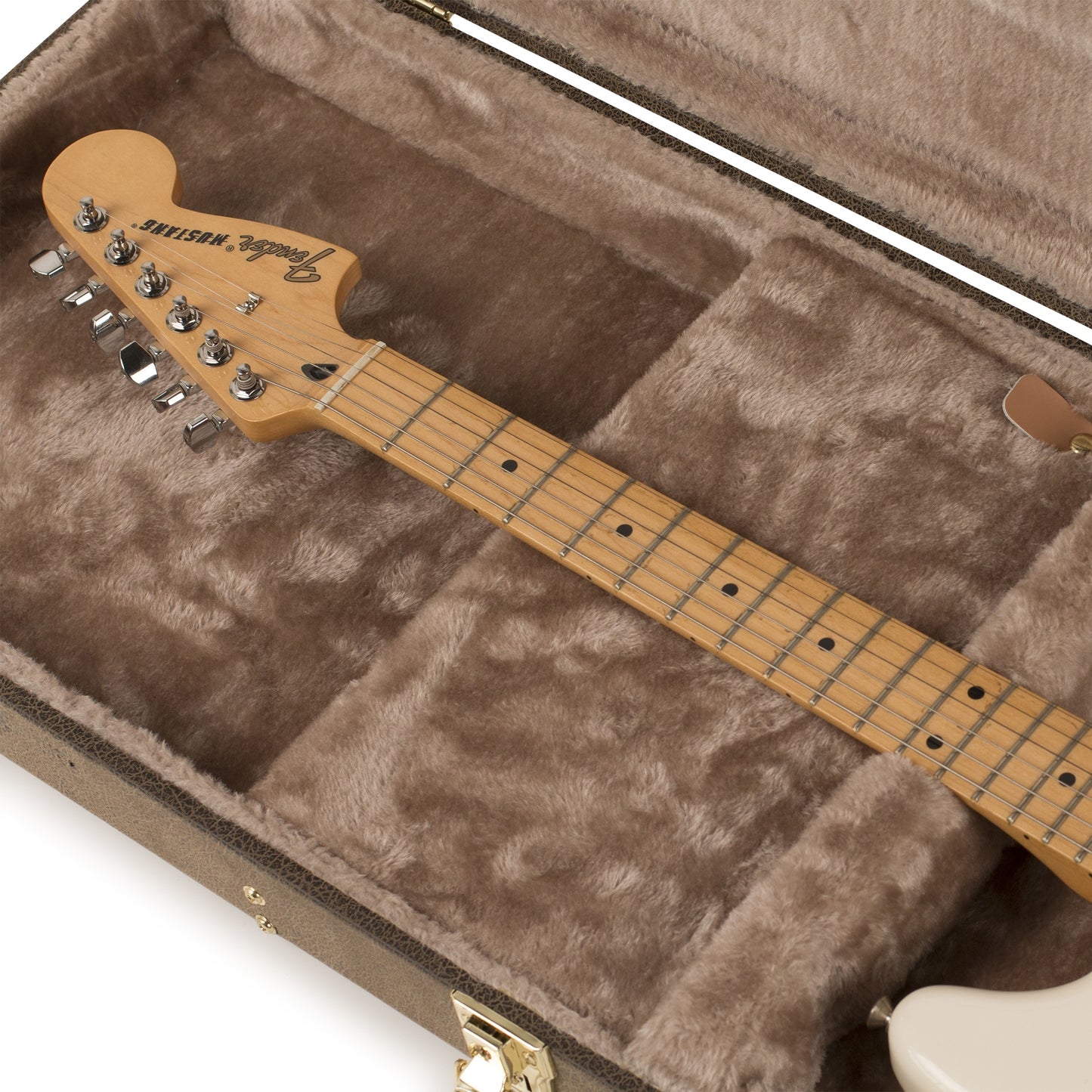 Gator GW-ELECT-VIN Electric Guitar Deluxe Wood Case In Vintage Brown
