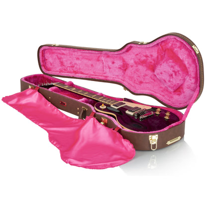 Gator GW-LP-BROWN Gibson Les Paul Deluxe Wood Guitar Case | Brown