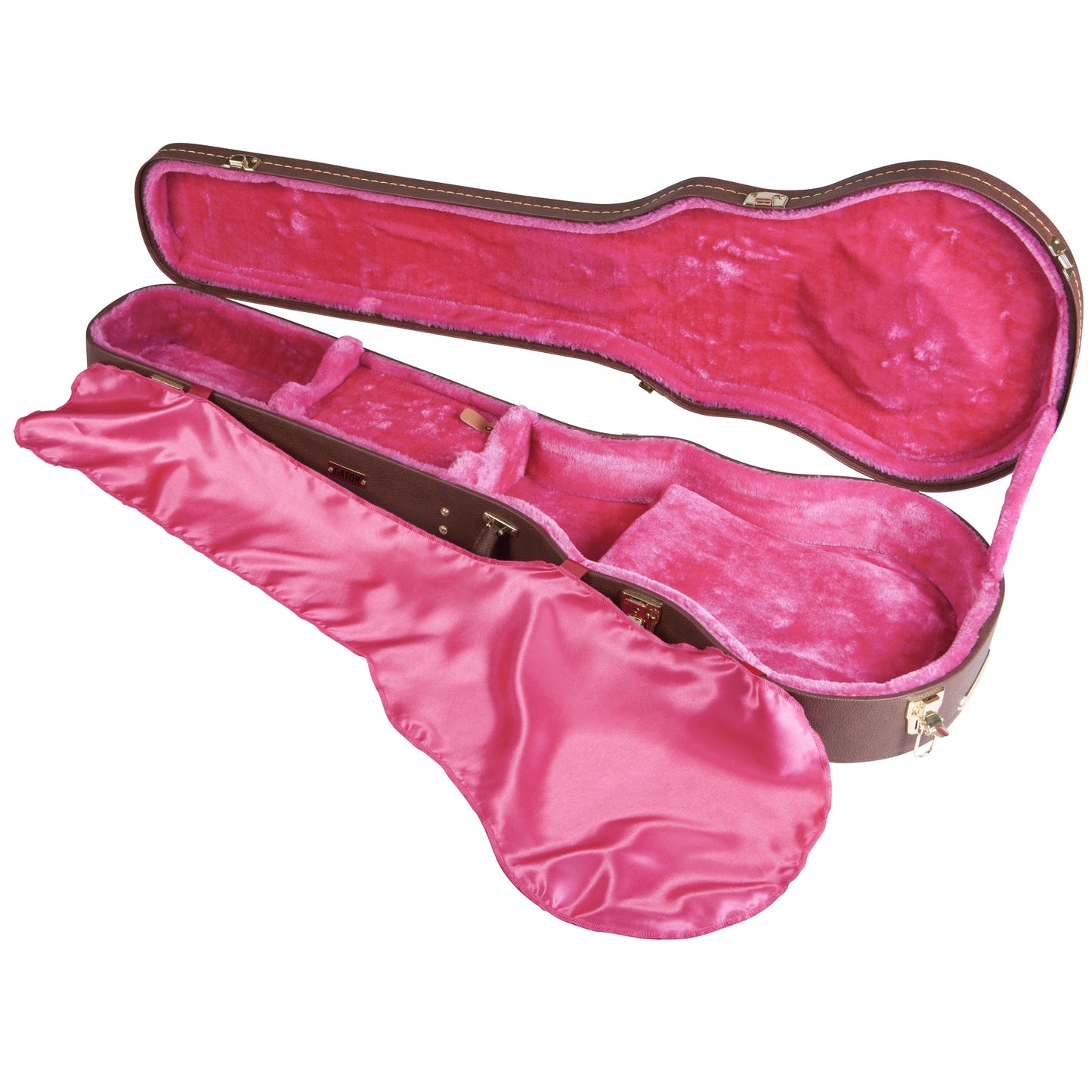 Gator GW-LP-BROWN Gibson Les Paul Deluxe Wood Guitar Case | Brown