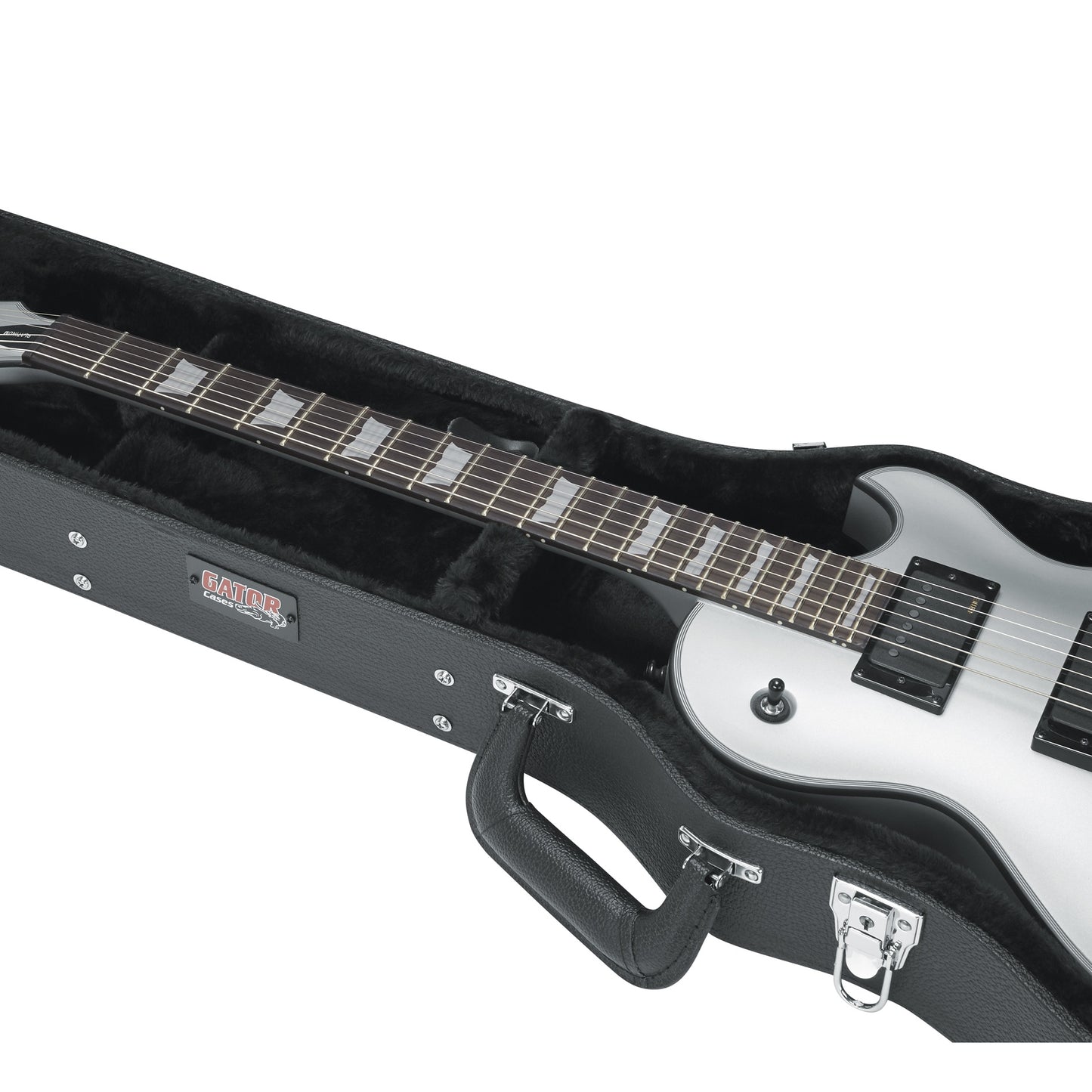 Gator GW-LPS Gibson Les Paul Deluxe Wood Guitar Case | Black