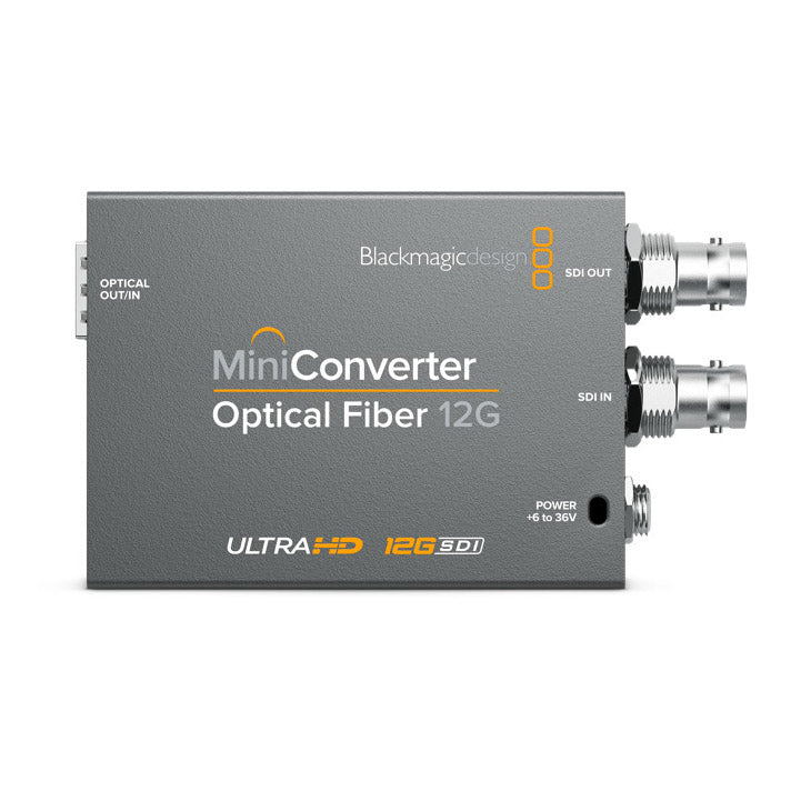 Blackmagic Design Mini Converter Optical Fiber 12G Front