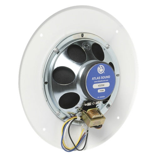 AtlasIED HD25W 8" In-Ceiling Dual-Cone Speaker With Transformer