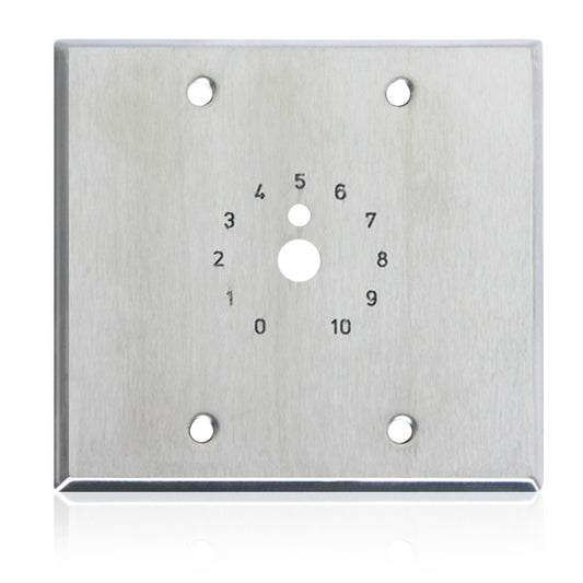 AtlasIED HX25-2 Double Gang Stainless Steel Plate