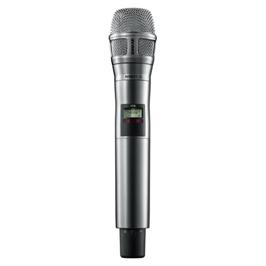 Shure AD2/N8S Handheld Wireless Microphone Transmitter | Color: Nickel