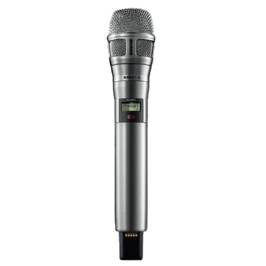 Shure ADX2FD/N8C Handheld Wireless Microphone Transmitter | Color: Nickel