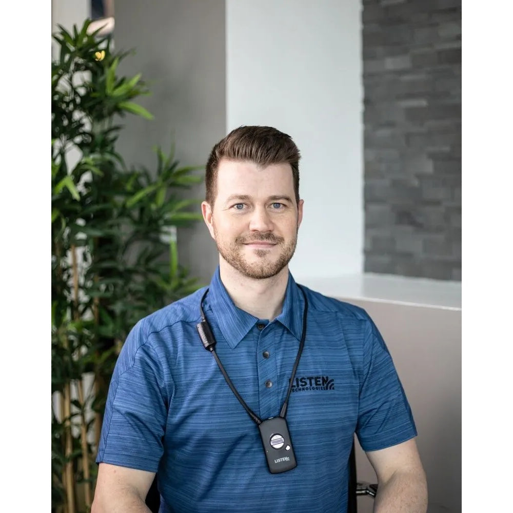Listen Technologies LA-430 Intelligent Neck Loop Lanyard With DSP