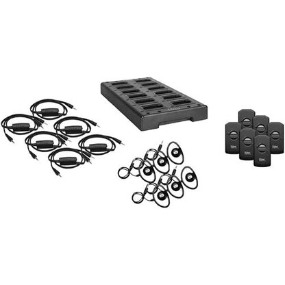 Listen Technologies Intelligent DSP Receiver Pack | RF (72 MHz) | 6-Pack