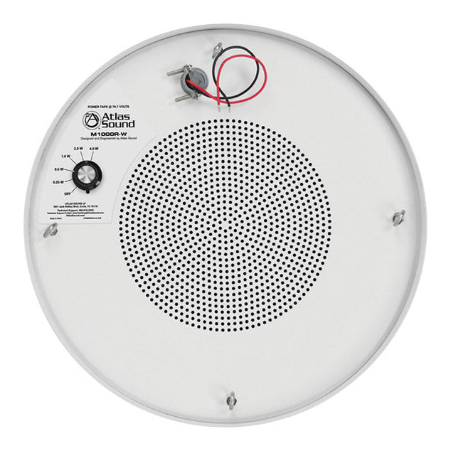 AtlasIED M1000R 8 Dual Cone Sound Masking Speaker black