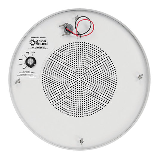 AtlasIED M1000R 8 Dual Cone Sound Masking Speaker black