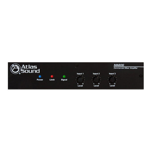 AtlasIED MA60G 60-Watt, 3-Input Mixer Amplifier