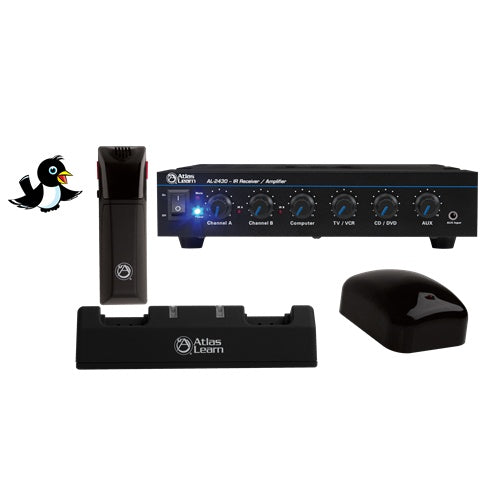 AtlasIED Atlas Learn Single MAGPIE Wireless Mic and IR Dome Kit
