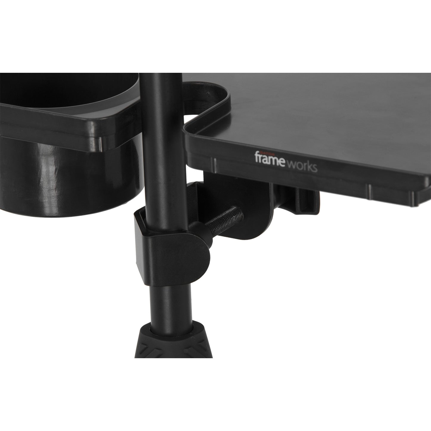 Gator GFW-MICACCTRAY Mic Stand Accessory Tray With Drink Holder
