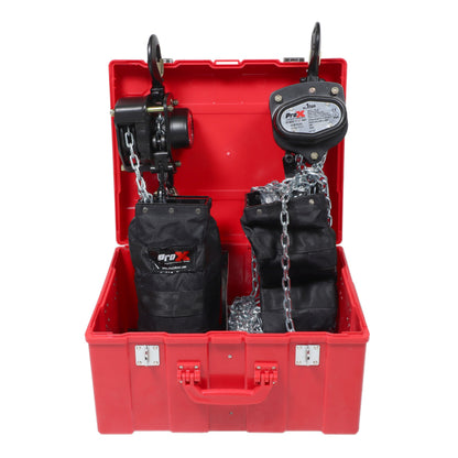 ProX XT-MCH1TX2-30FT Pair 1-Ton Manual Chain Hoists For Stage Truss