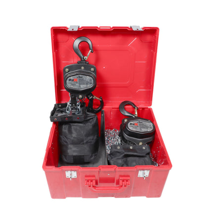 ProX XT-MCH1TX2-30FT Pair 1-Ton Manual Chain Hoists For Stage Truss