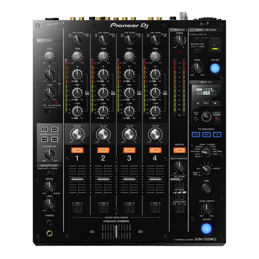 Pioneer DJ DJM-750MK2 4-Channel Performance DJ Mixer top