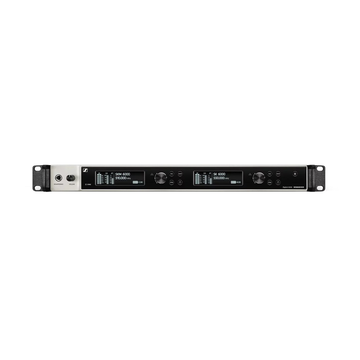 Sennheiser EM 6000 DANTE 2-Channel Digital Receiver With True Bit Diversity