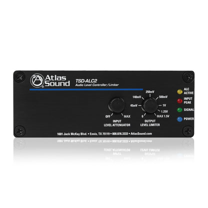 AtlasIED TSD-ALC2 2-Channel Auto Audio Level Controller Limiter