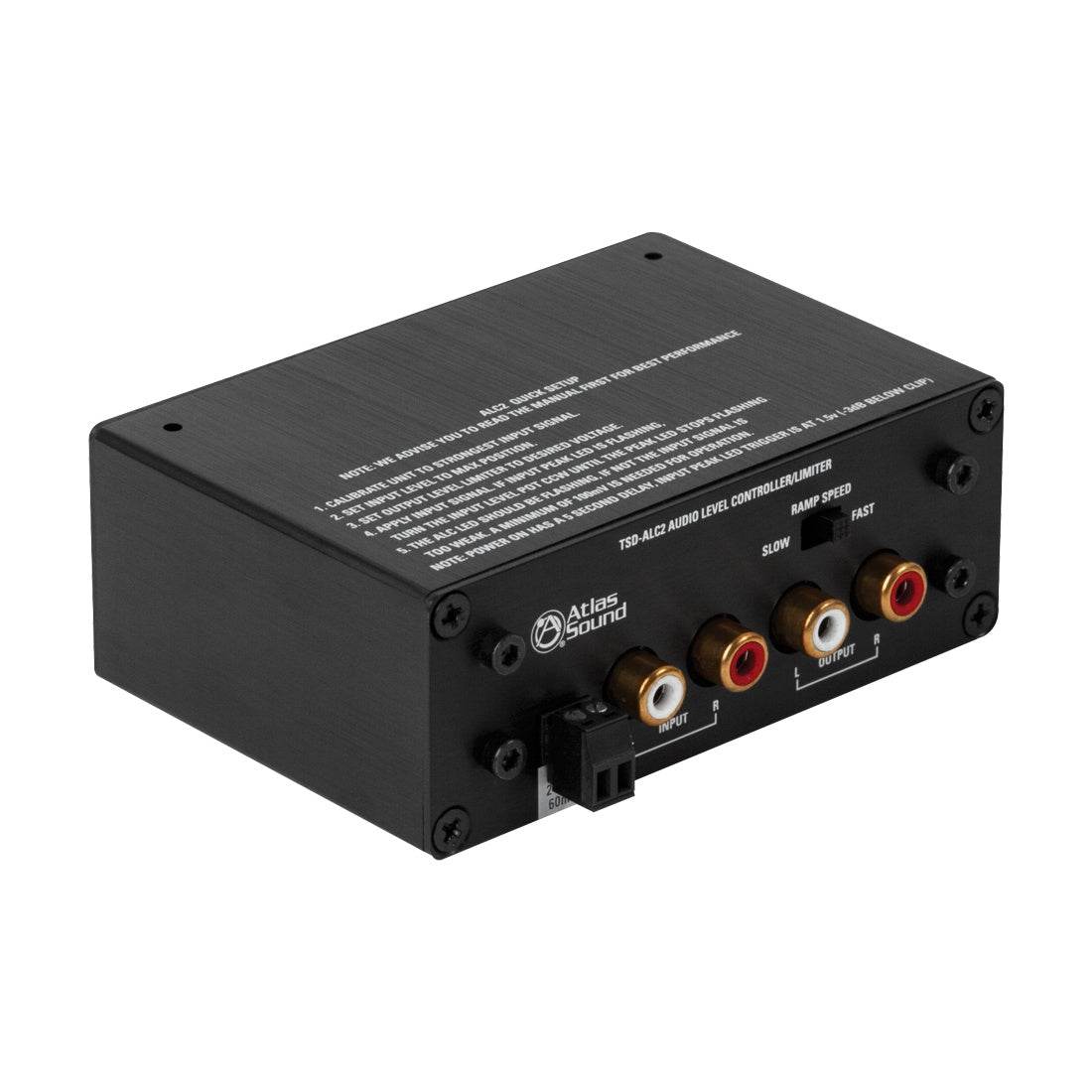 AtlasIED TSD-ALC2 2-Channel Auto Audio Level Controller Limiter