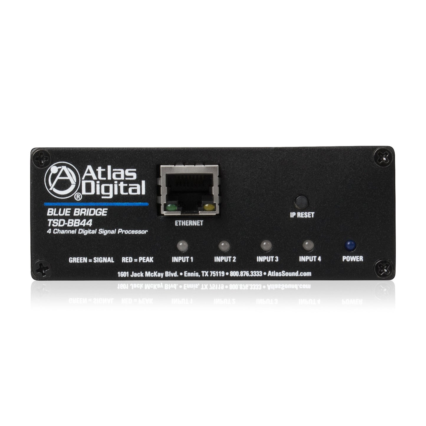 AtlasIED TSD-BB44 4x4 Networkable DSP Zone Matrix Mixer