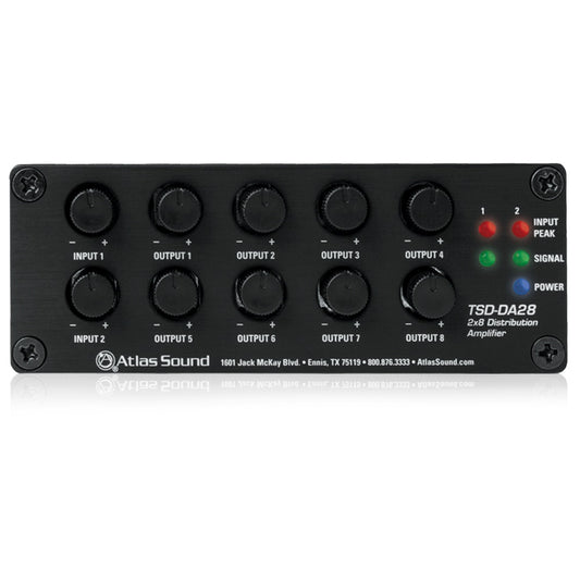 AtlasIED TSD-DA28 TSD Distribution Amplifier | 2 x 8