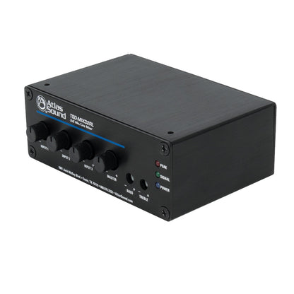 AtlasIED TSD-MIX32RL 3x2 Stereo Line Mixer With Remote Level