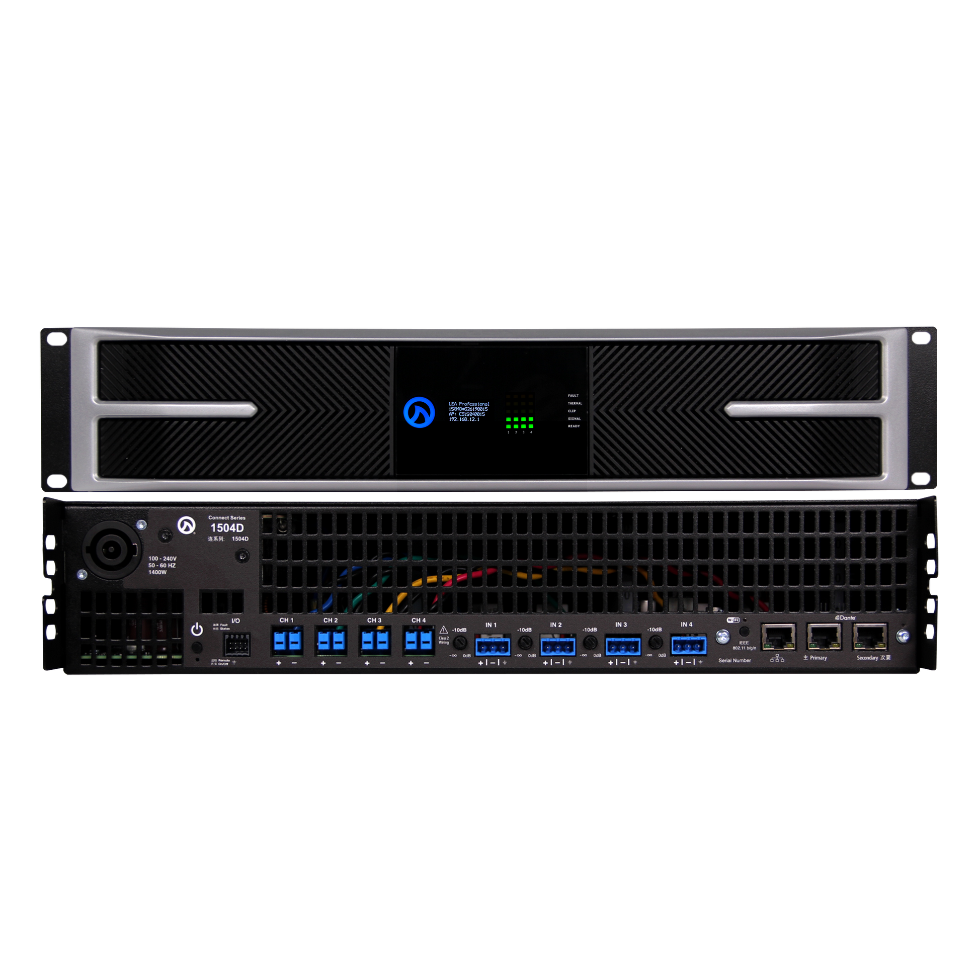 LEA Professional CS1504-G High Power Smart Amplifier