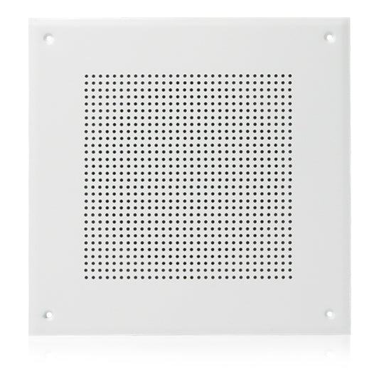 AtlasIED UKT25-2C-U161-8 8" Dual Voice Coil In-Ceiling Speaker for Fire Signaling with 5-Watt 25V Transformer | U161-8 Baffle