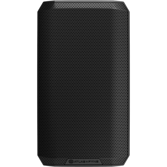 AtlasIED FS-6T-B IsoFlare surface mount loudspeaker front view with black perforated grille