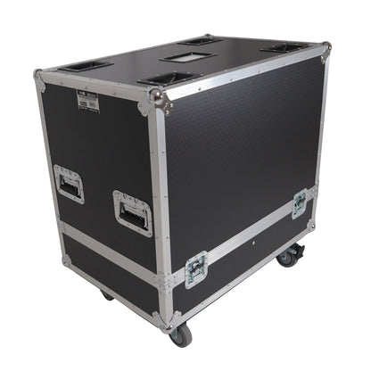 ProX XS-SP2X261915W ATA Dual Speaker Flight Case For QSC KC12 Sub