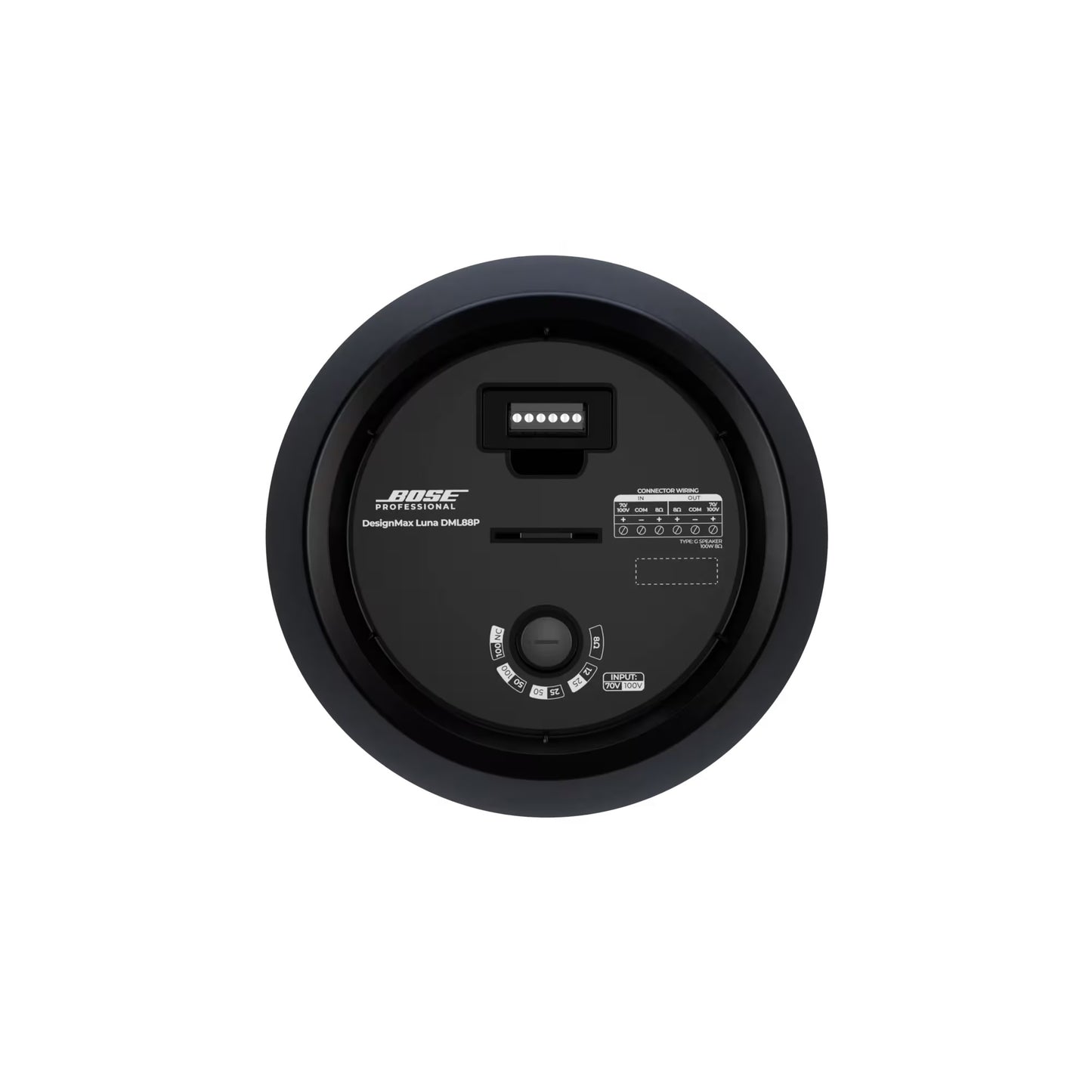 Bose DesignMax Luna DML88P 70V/100V Pendant Loudspeaker | Black