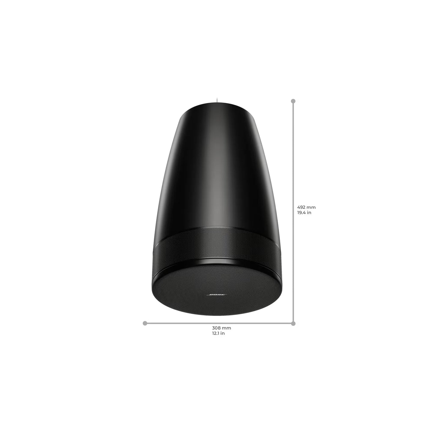 Bose DesignMax Luna DML88P 70V/100V Pendant Loudspeaker | Black