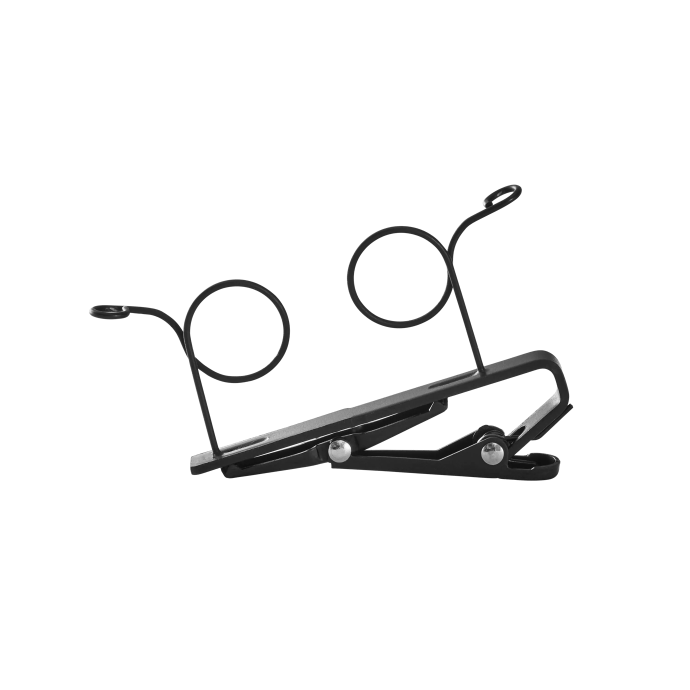 Shure  RK187T2-W Dual-Mount Tie Clip, Black