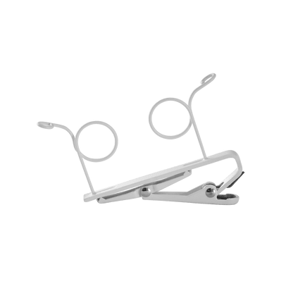 Shure  RK187T2-W Dual-Mount Tie Clip, White