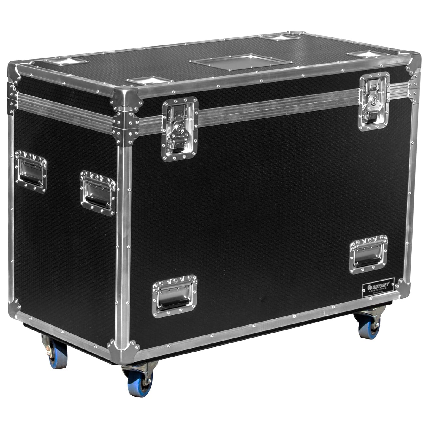 Odyssey OPT452230WPT2 Professional Black Hex Board Utility Tour Trunk Case with Caster Wheels