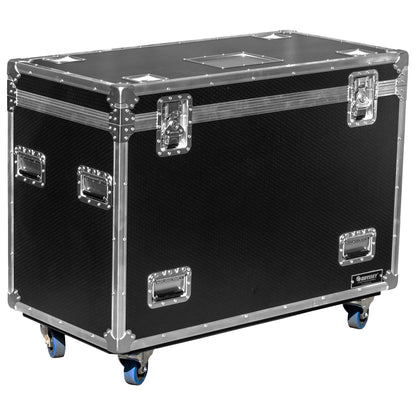 Odyssey OPT452230WPT2 Professional Black Hex Board Utility Tour Trunk Case with Caster Wheels