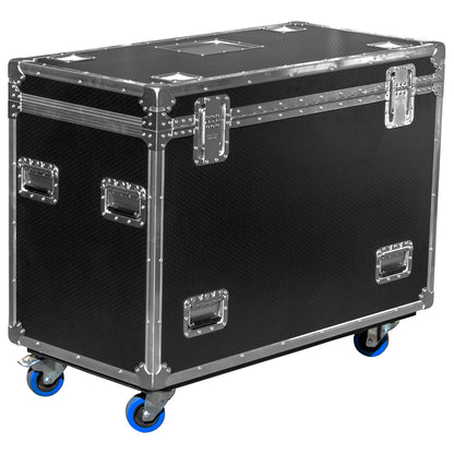 Odyssey OPT452230WPT2 Professional Black Hex Board Utility Tour Trunk Case with Caster Wheels