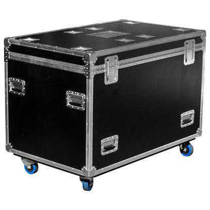 ODYSSEY OPT483036WPT2 Professional Black Hex Board Utility Tour Trunk Case with Caster Wheels