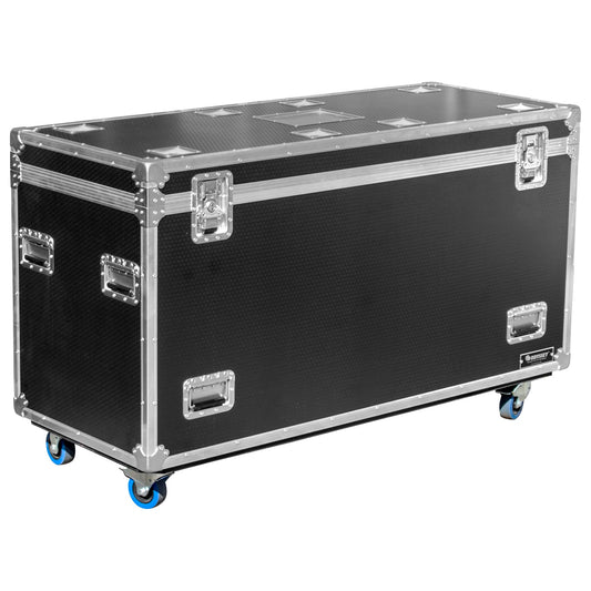 ODYSSEY OPT602436WPT2 Professional Black Hex Board Utility Tour Trunk Case with Caster Wheels