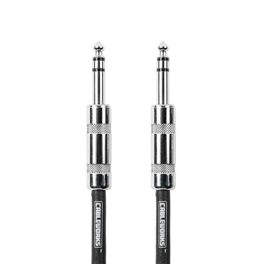 Gator Backline TRS ¼" Male To Male Balanced Patch Cable | 1'