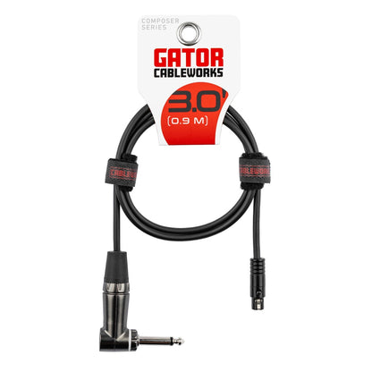 Gator GCWC-TA4F-3RA Composer RA Wireless Instrument Cable | 3'