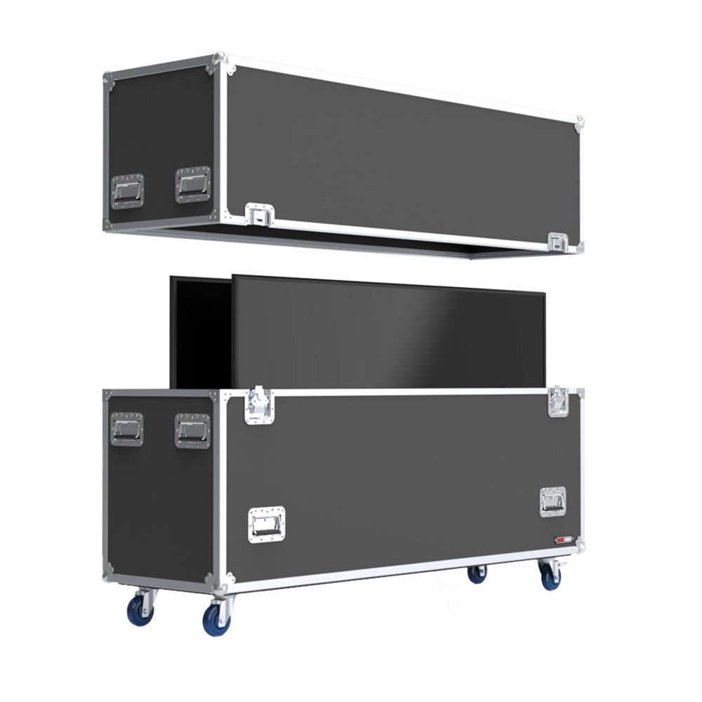 Gator GEXPOLED7075X2 EXPO Series ATA Case For Two LED Screens | 70"-75"