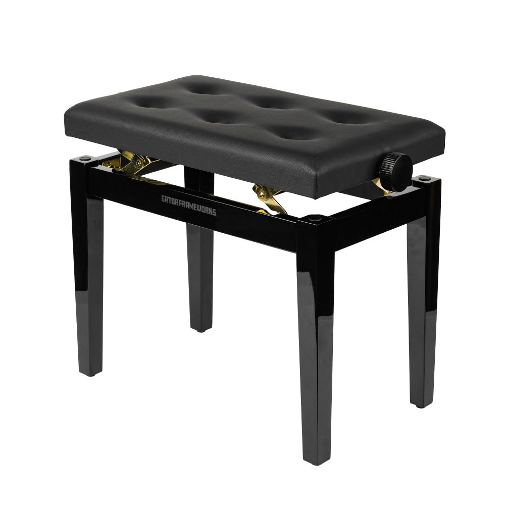 Gator GFW-KEYBENCH-HABK Deluxe Height Adjustable Piano Bench