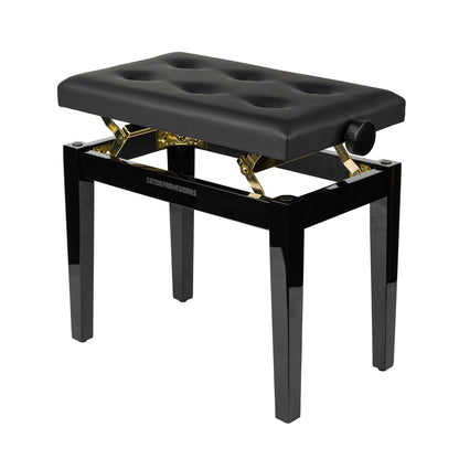 Gator GFW-KEYBENCH-HABK Deluxe Height Adjustable Piano Bench