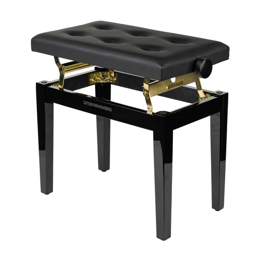 Gator GFW-KEYBENCH-HABK Deluxe Height Adjustable Piano Bench